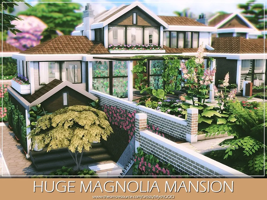 Huge Magnolia Mansion