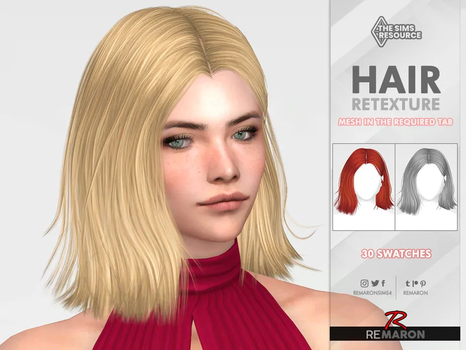 Naida Hair Retexture Mesh Needed