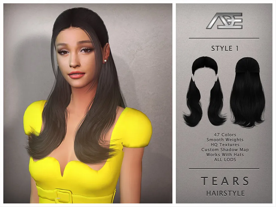Tears / Style 1 (Hairstyle)