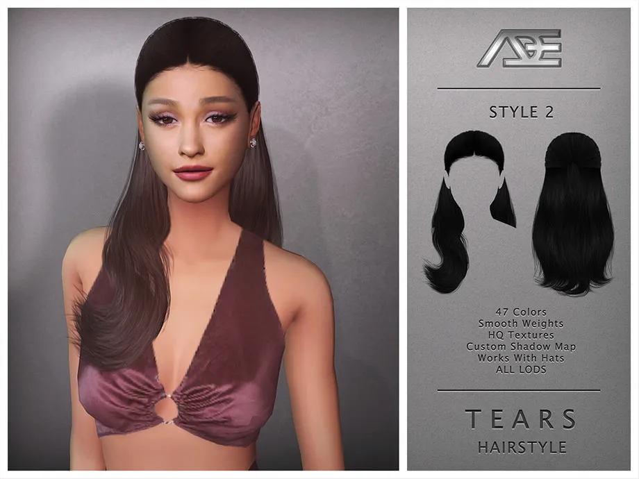Ade - Tears / Style 2 (Hairstyle)