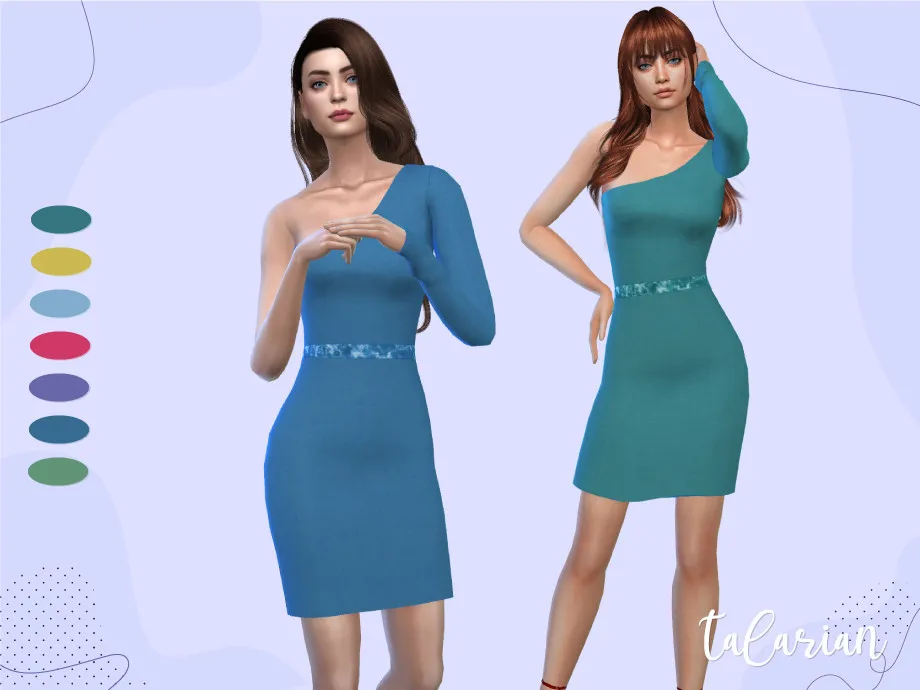 Emerald forest dress