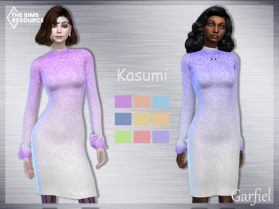 "Kasumi" Gradient dress