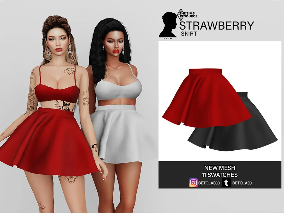 Strawberry (Skirt)