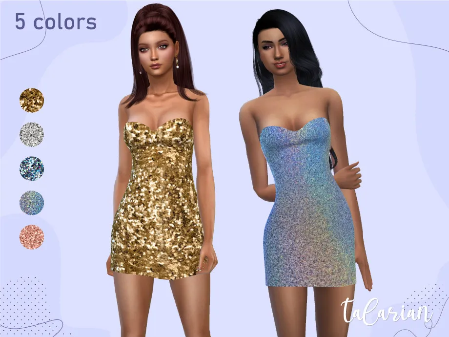 Gianna [sequin bustier dress]