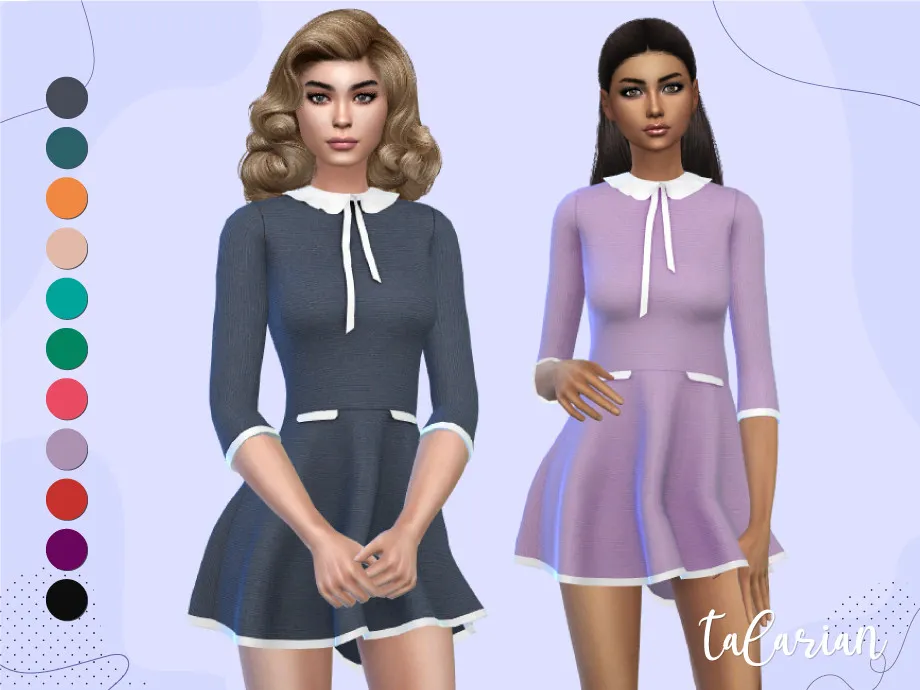 Abigail [piping dress]