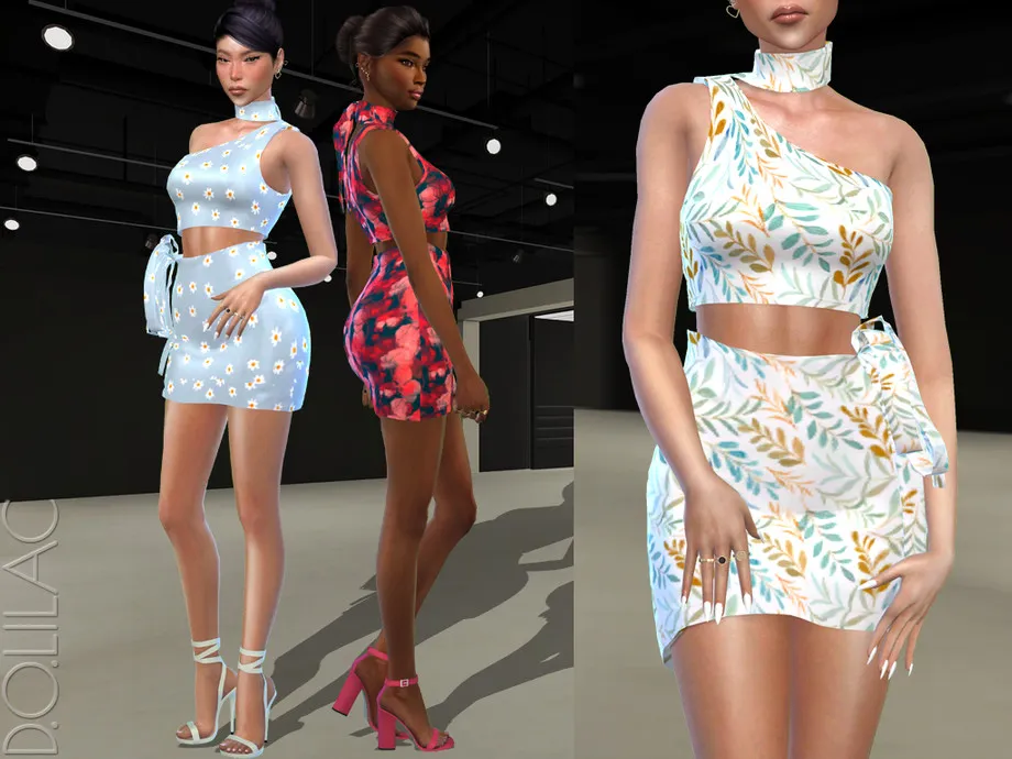 Tied Skirt [SET] DO403