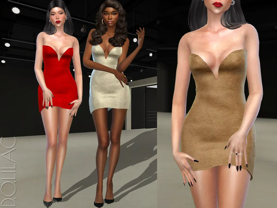 Strapless Dress DO410