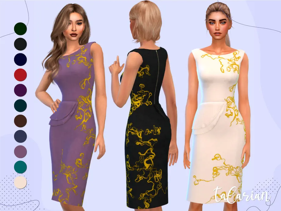 Penelope [peplum dress]