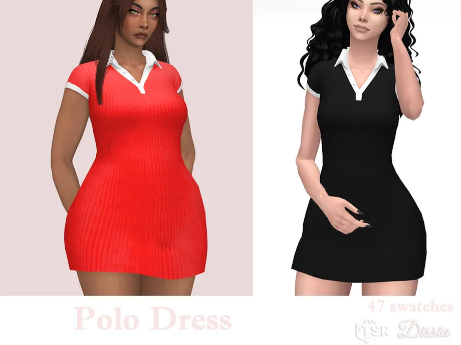 Polo Ribbed Dress