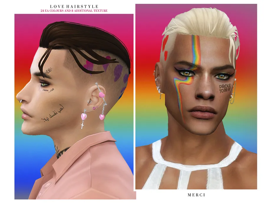 Pride 2022 - Love Hairstyle