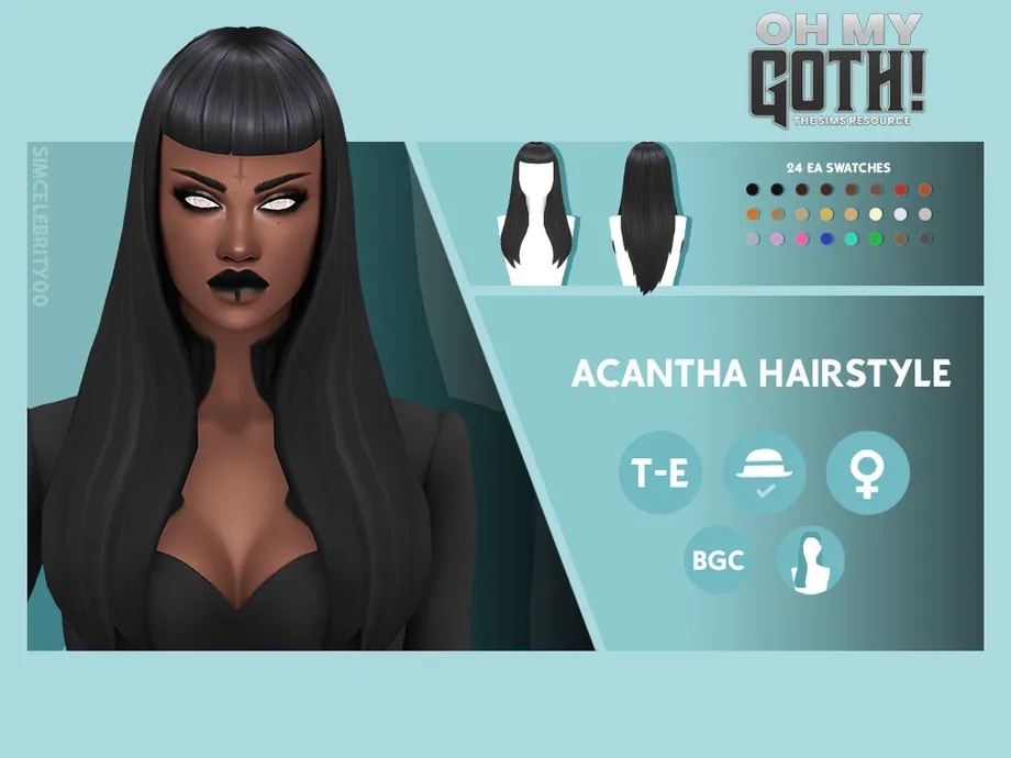 Oh My Goth - Acantha Hairstyle