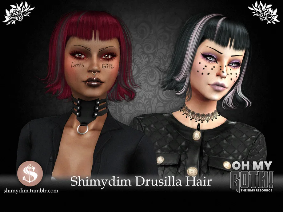 Oh My Goth! Drusilla Hairstyle