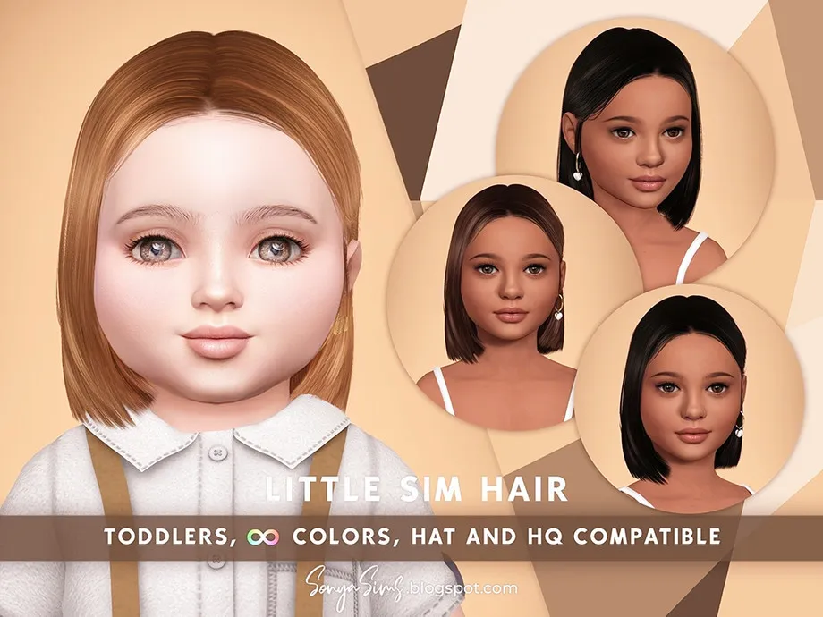 Little Sim Hair TODDLERS