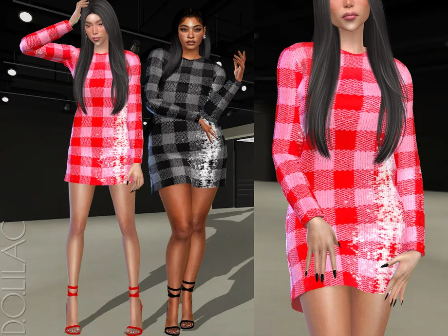 Sequin Mini Dress DO454