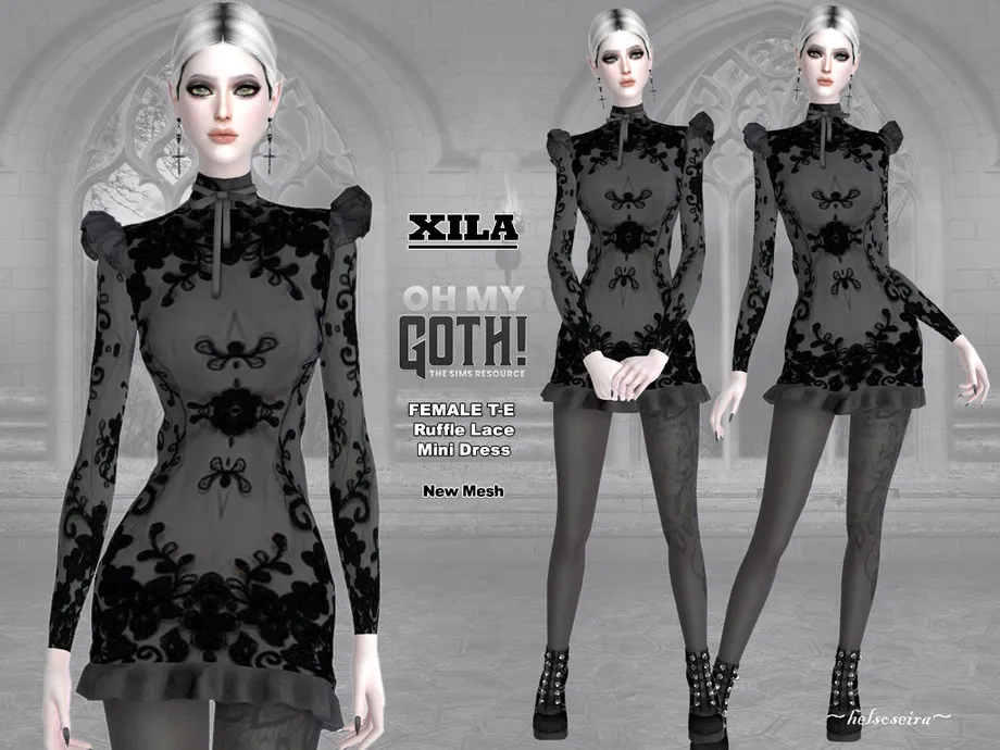 Oh My Goth - XILA - Mini Dress