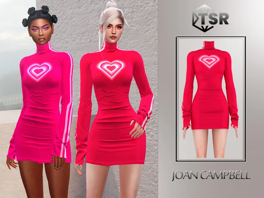 Y2K Heart Dress