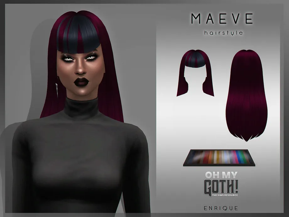 Oh My Goth - Maeve Hairstyle