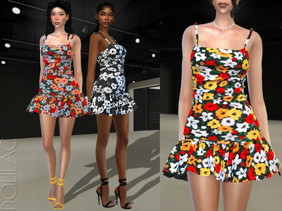 Floral Mini Dress DO476