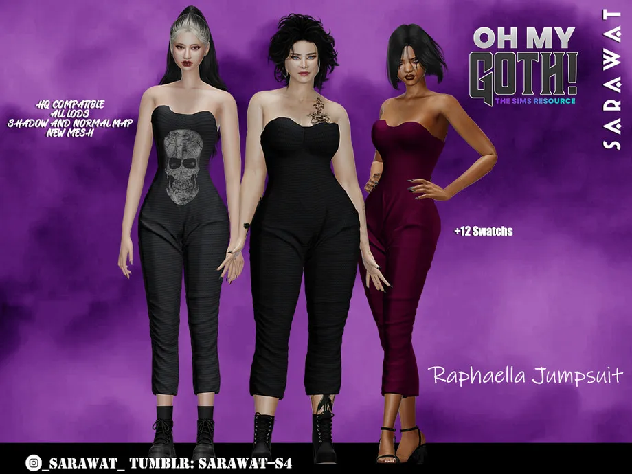 Oh My Goth - Raphaella Jumpsuit