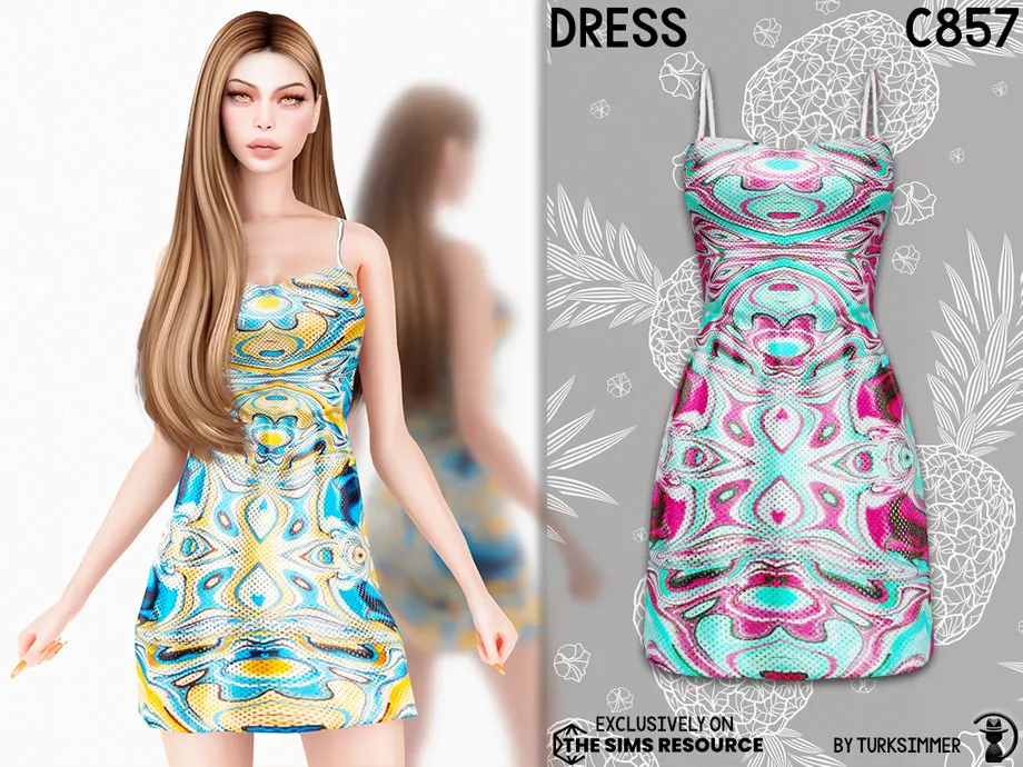 Dress C857