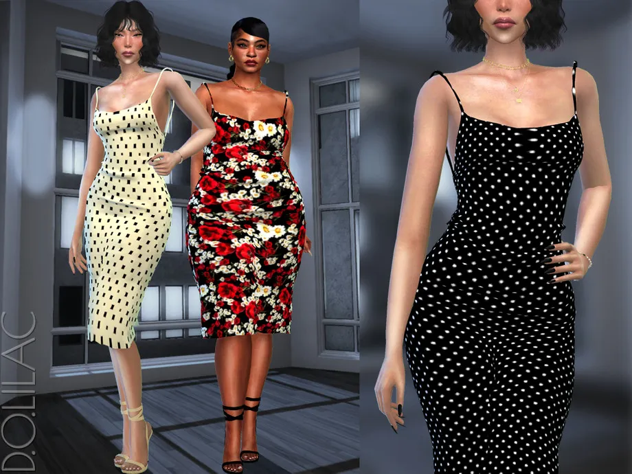 Print Midi Dress DO493