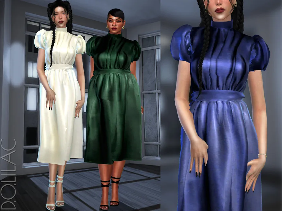 Bridal Midi Dress DO494