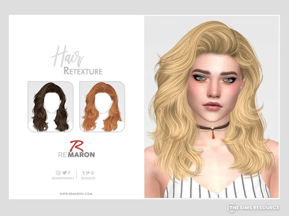 Tyra Hair Retexture Mesh Needed