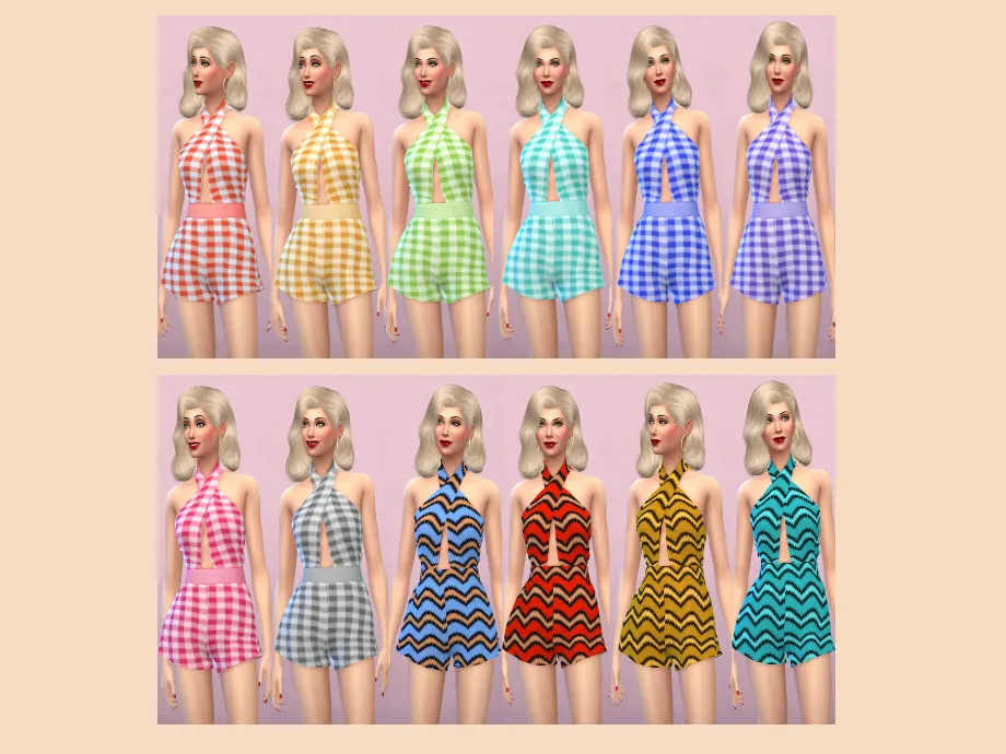 ws Female Summer Jumpsuit - RC