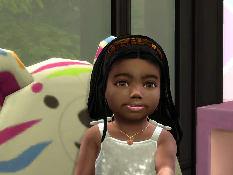 Long Hair with Headband ~ Toddler