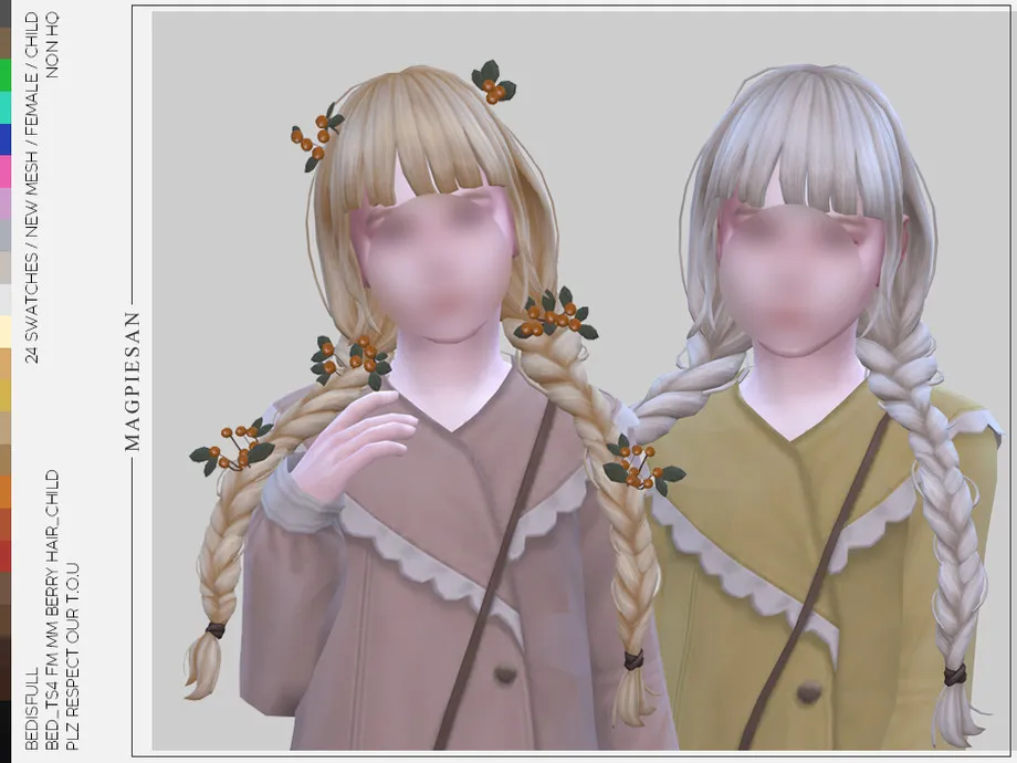 Berry hair for Child