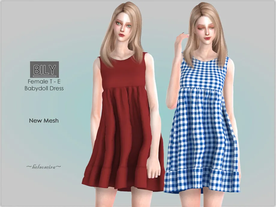 BILY - Baby doll Minidress