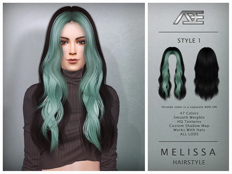Melissa Style 1 (Hairstyle)