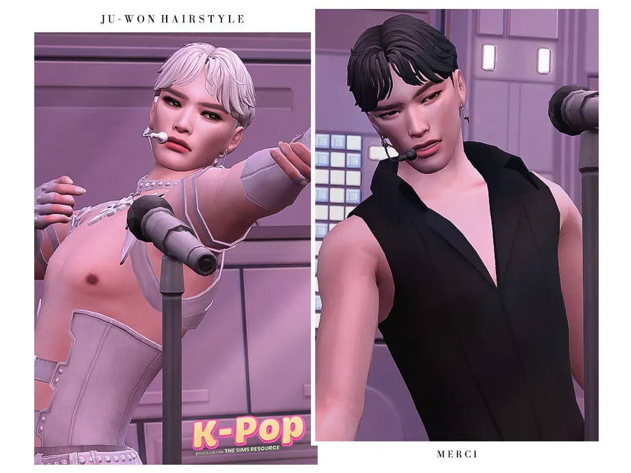 K-POP Ju-Won Hairstyle