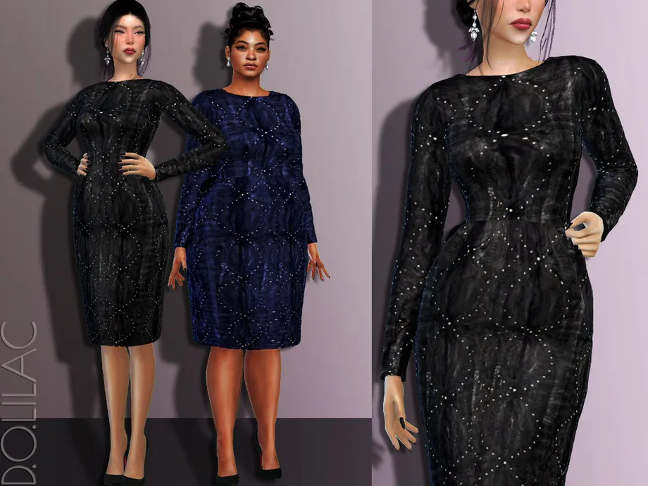 Embroidered Dress DO532