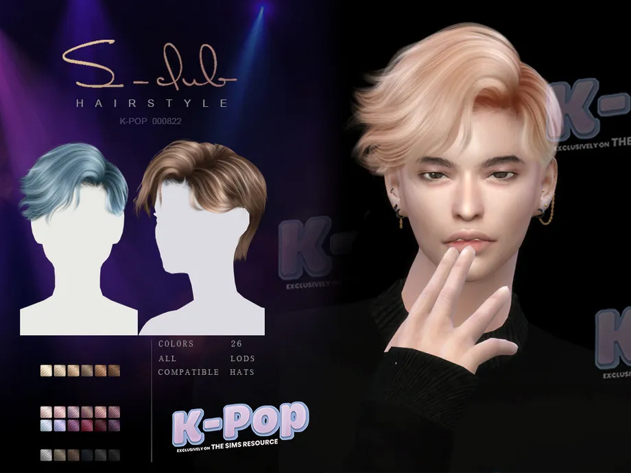 K-POP male long hairstyle