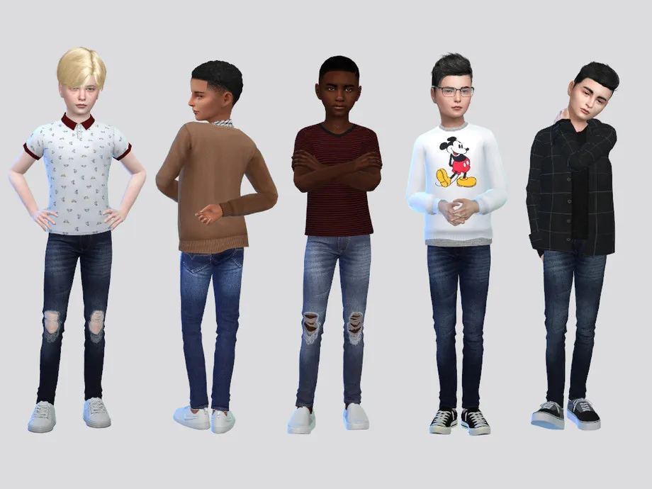 Stram Denim Jeans Boys