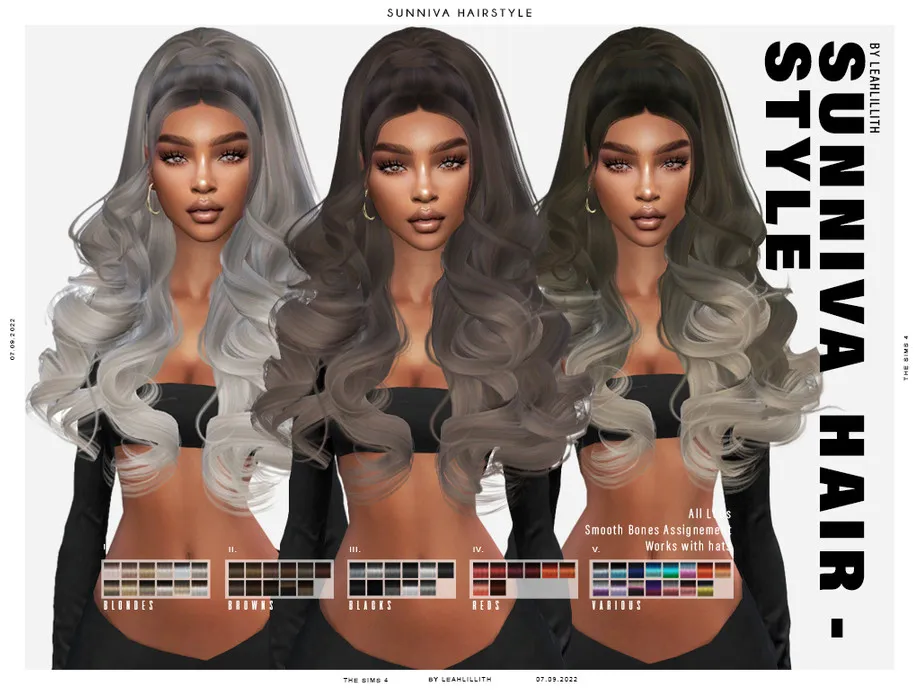 Sunniva Hairstyle (PATREON EARLY ACCESS)