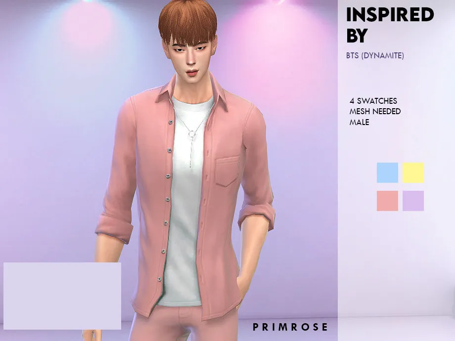 BTS Dynamite (Pastel Top) - Mesh needed
