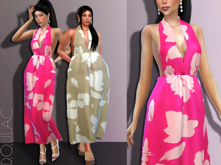 Floral Maxi Dress DO551