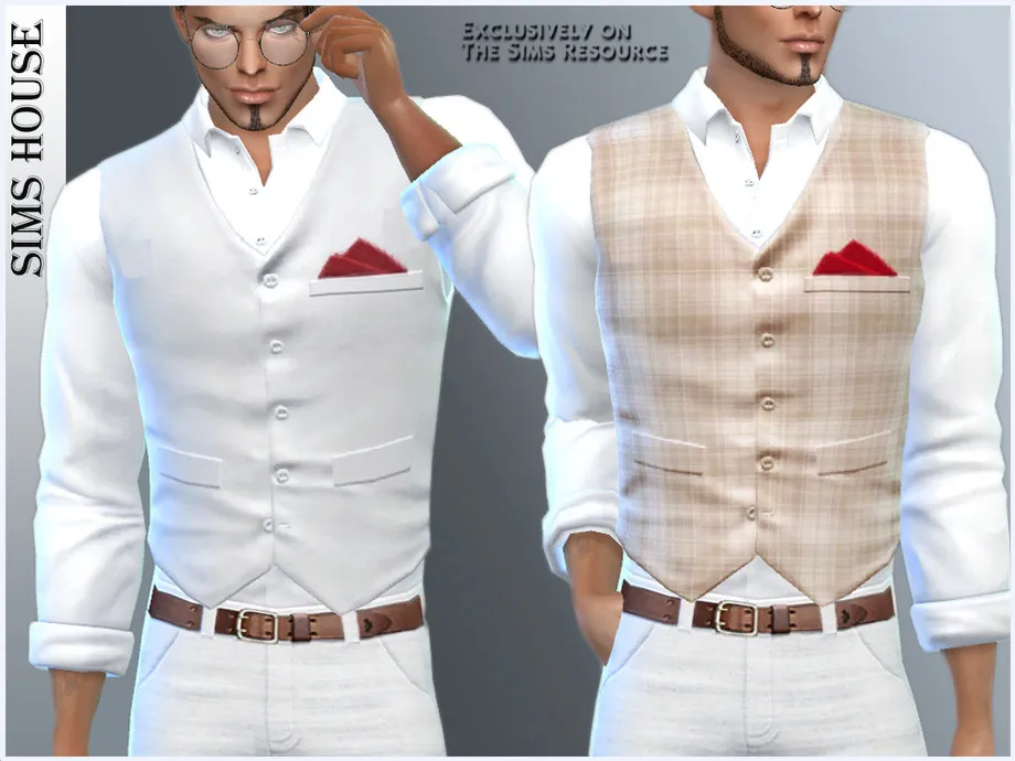 MEN'S SHIRT WITH VEST
