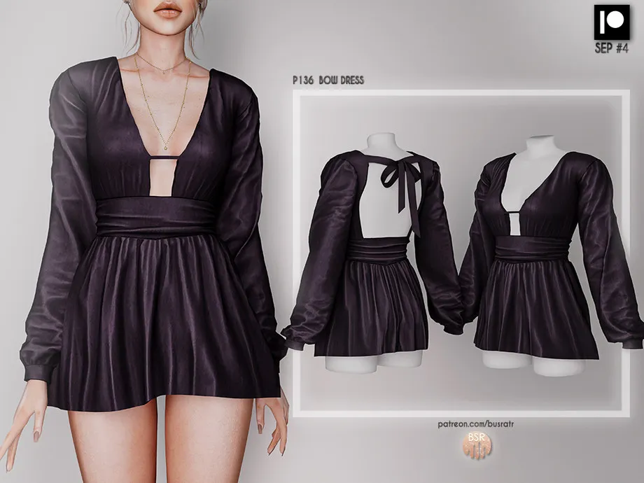 [PATREON]  (Early Access) BOW DRESS P136