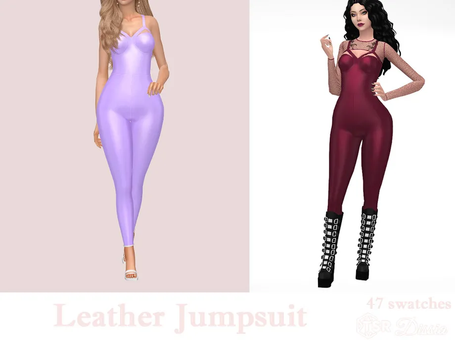 Leather Jumpsuit