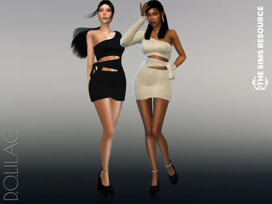 Tied Mini Dress DO563