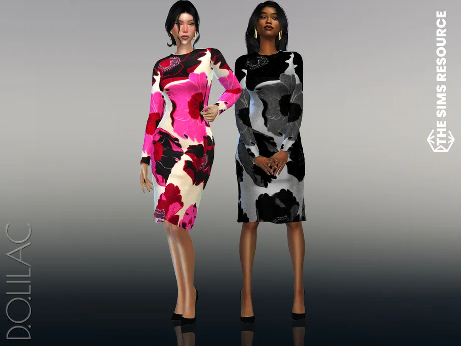 Floral Midi Dress DO565