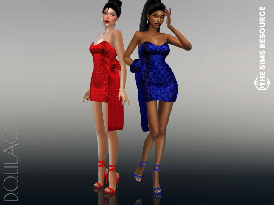 Ribbon Mini Dress DO568