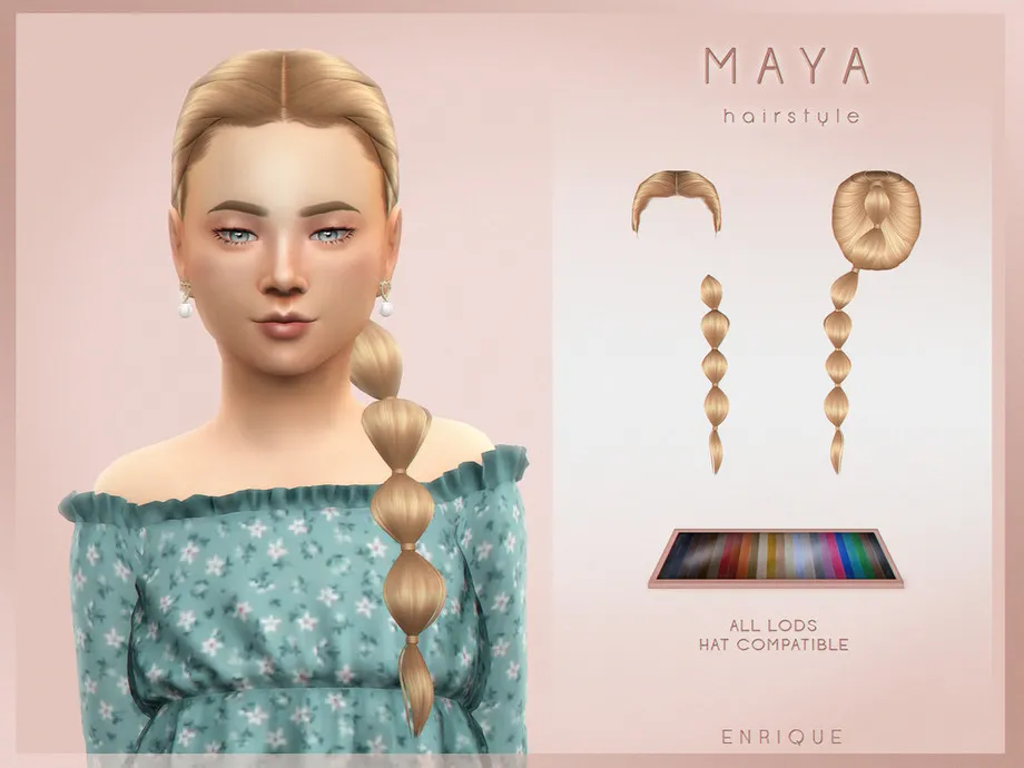 Maya Hairstyle (Child Version)
