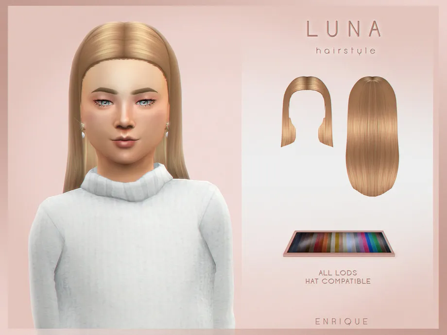 Luna Hairstyle (Child Version)
