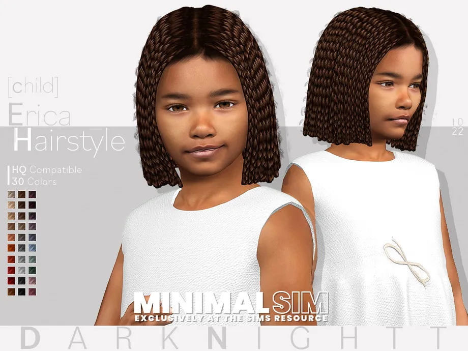 MinimalSim - Erica Hairstlye [Child]