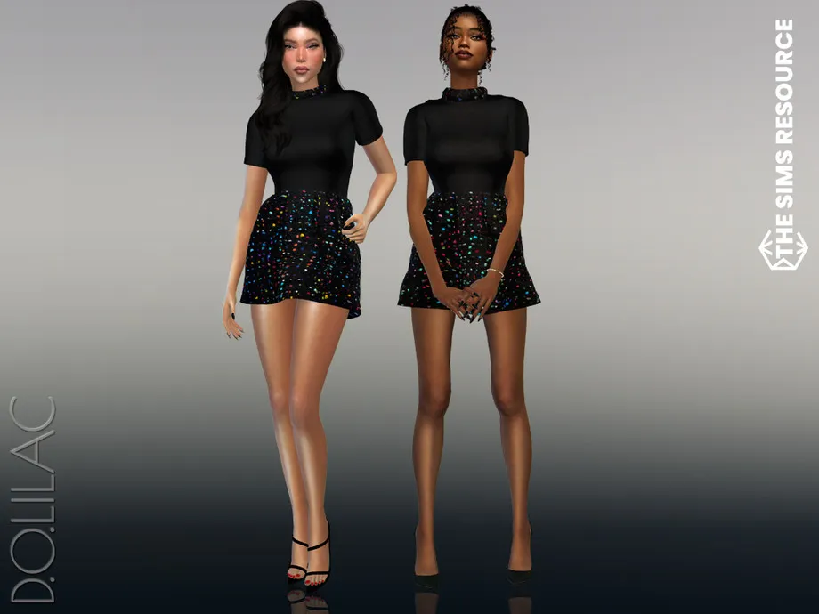 Tweed Mini Dress DO578