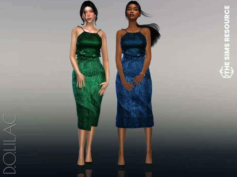 Halter Neck Midi Dress DO579